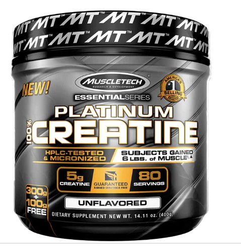Review of Creatine Monohydrate Powder by MuscleTech Platinum: Boost Physical Performance & Muscle Recovery