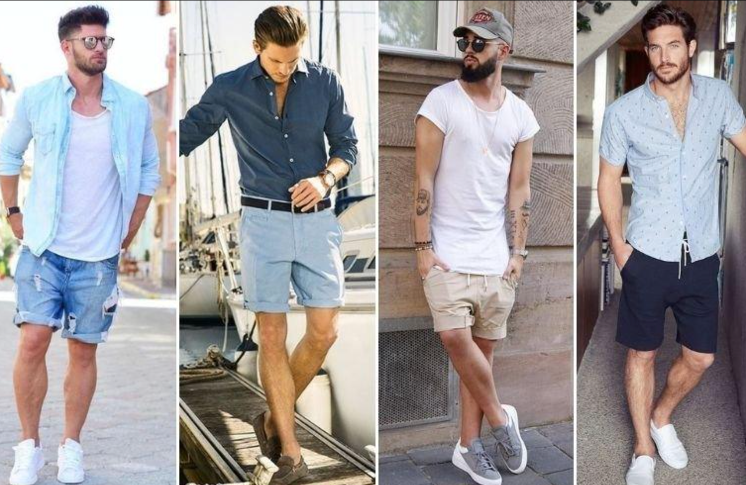 Camisa short y tenis hombre sale