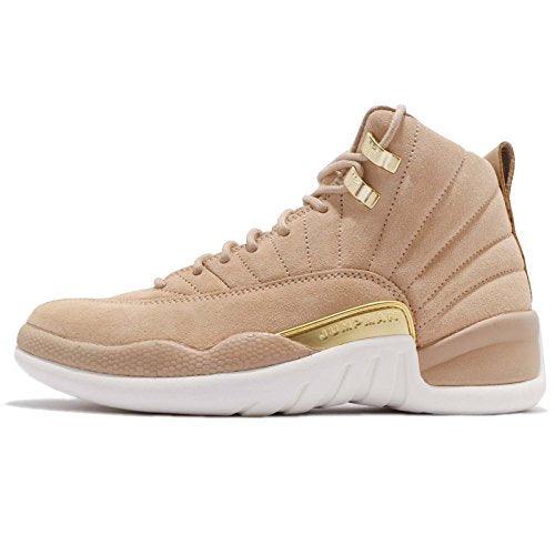 Oferta de Nike Air Jordan 12 Retro Women's Shoes Vachetta Nike Gold Sneakers con envío gratis- SPORTLAND MX