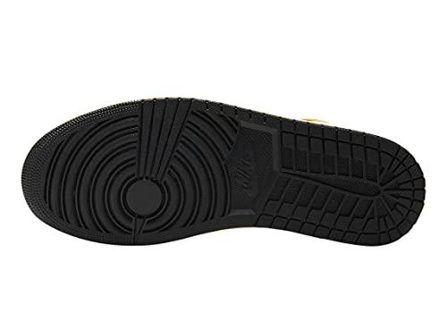 Oferta de Nike Men's Jordan 1 Mid University Nike Gold Sneaker con envío gratis- SPORTLAND MX