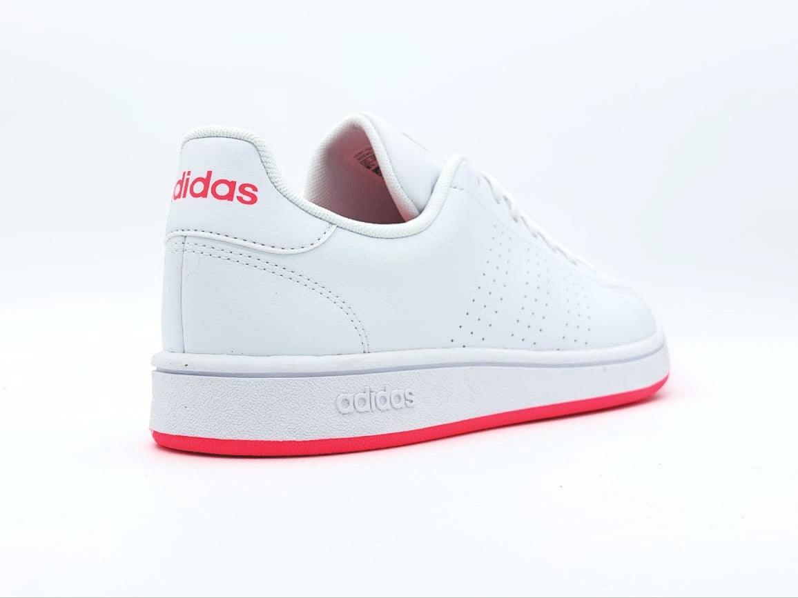 Oferta de Tenis Adidas Advantage Blanco/Rosa Para Dama con envío gratis- SPORTLAND MX