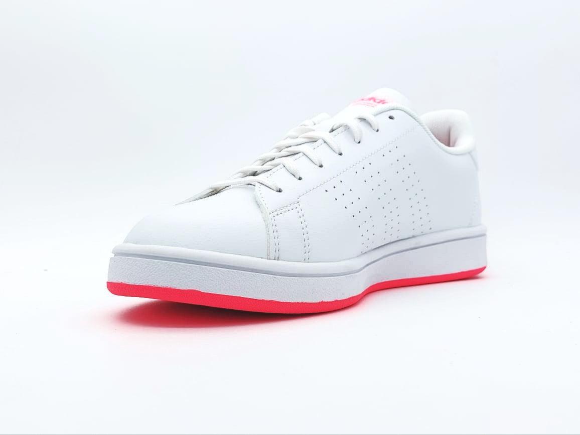 Oferta de Tenis Adidas Advantage Blanco/Rosa Para Dama con envío gratis- SPORTLAND MX