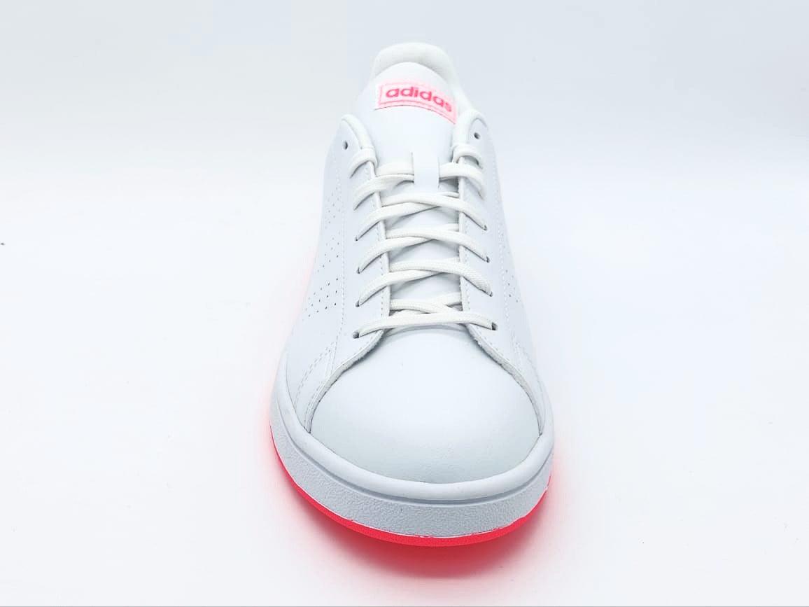 Oferta de Tenis Adidas Advantage Blanco/Rosa Para Dama con envío gratis- SPORTLAND MX