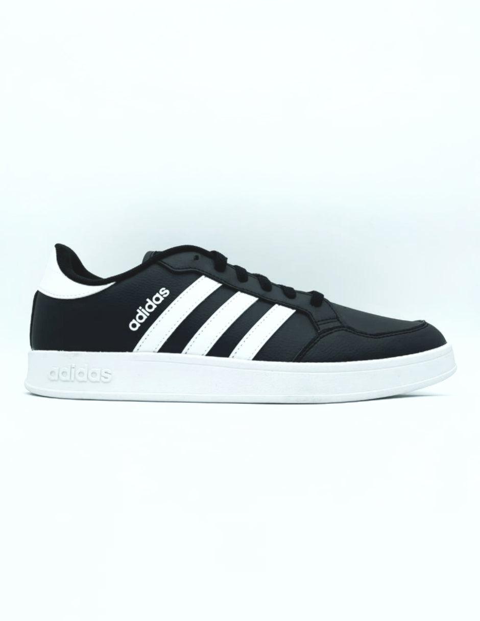 Oferta de Tenis Adidas Breaknet Para Caballero Negro/Blanco con envío gratis- SPORTLAND MX