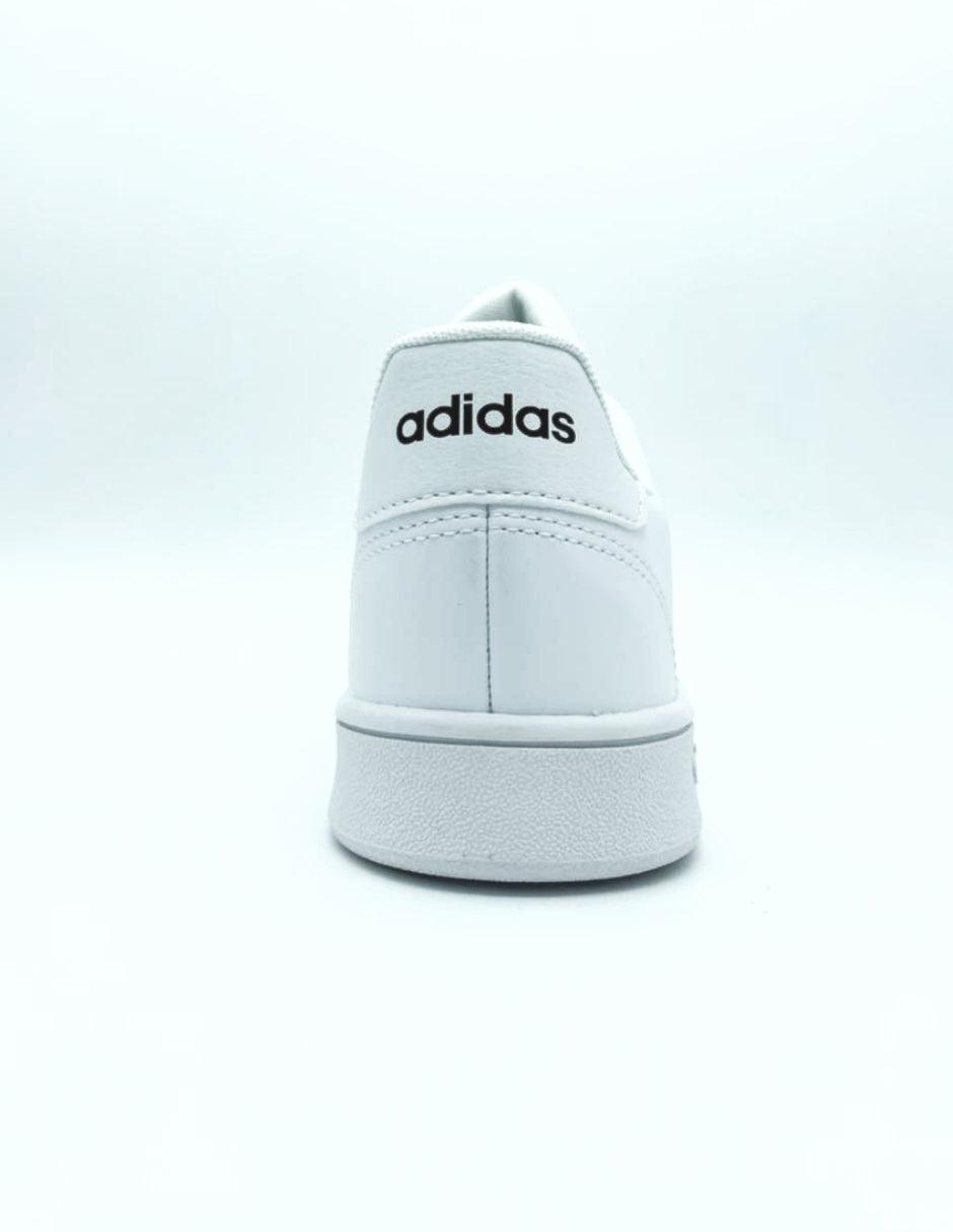Oferta de Tenis Adidas Grand Court Para Dama Blanco/Negro con envío gratis- SPORTLAND MX