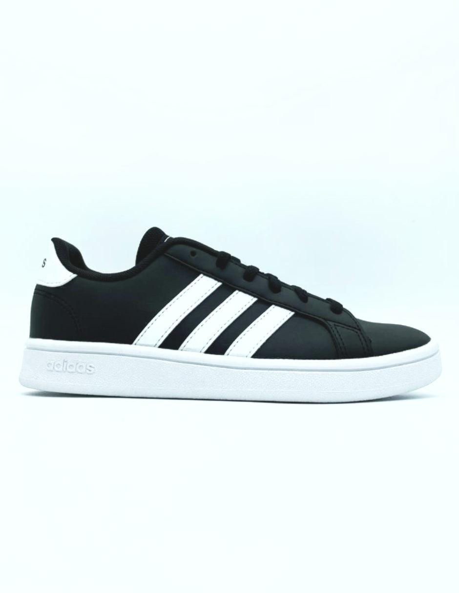 Oferta de Tenis Adidas Grand Court Para Dama Negro con envío gratis- SPORTLAND MX