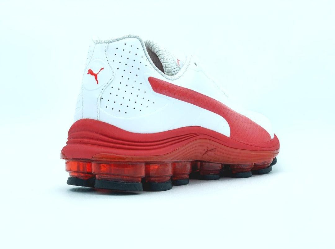 Oferta de Tenis Puma Voltage Para Caballero Blanco/Rojo con envío gratis- SPORTLAND MX