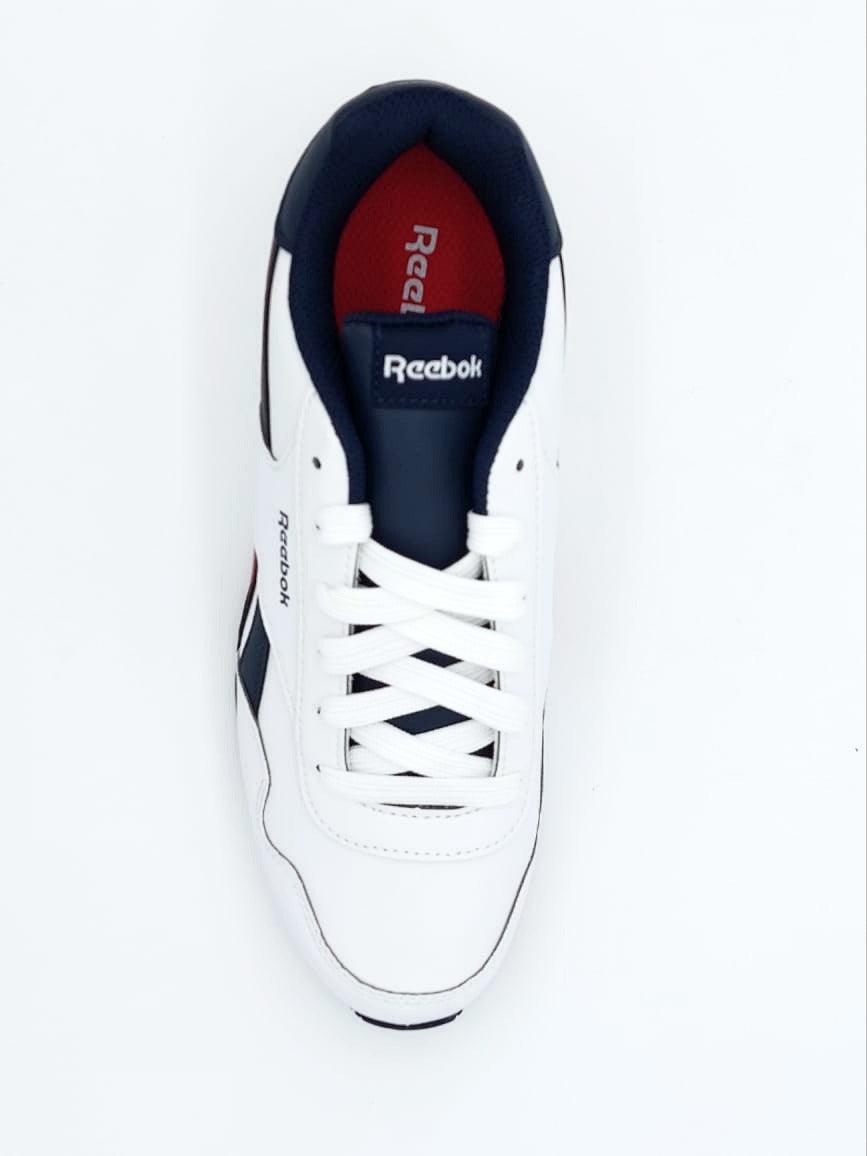 Oferta de Tenis Reebok Royal Cljog Para Dama Blanco/Azul con envío gratis- SPORTLAND MX