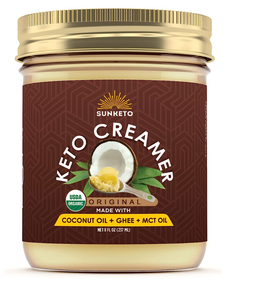 SUNKETO Organic Keto Coffee Creamer with MCT OiL: Review 2023