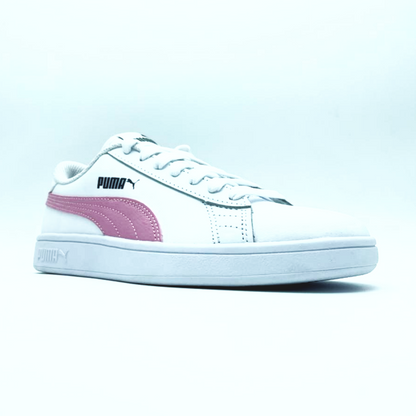 Tenis Puma Smash V2 Blanco Para Mujer