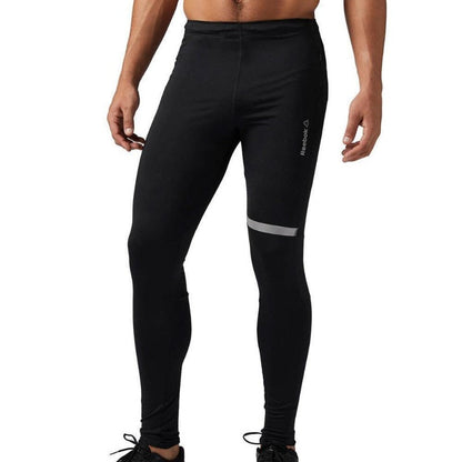 Oferta de Lickras Reebok Run Tigth Para Hombre Negro con envío gratis- SPORTLAND MX