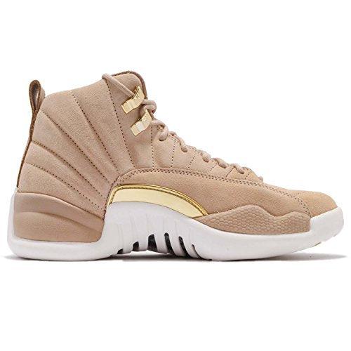 Oferta de Nike Air Jordan 12 Retro Women's Shoes Vachetta Nike Gold Sneakers con envío gratis- SPORTLAND MX