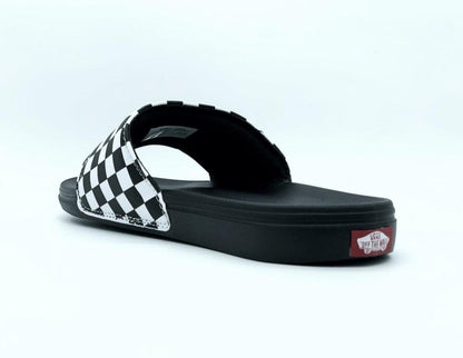 Oferta de Sandalia Vans On Unisex Cuadros Blancos/Negros con envío gratis- SPORTLAND MX