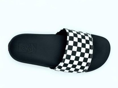 Oferta de Sandalia Vans On Unisex Cuadros Blancos/Negros con envío gratis- SPORTLAND MX