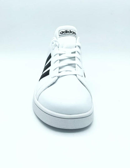 Oferta de Tenis Adidas Grand Court Para Dama Blanco/Negro con envío gratis- SPORTLAND MX